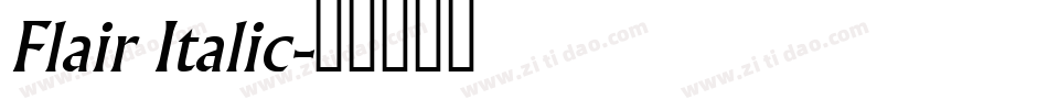 Flair Italic字体转换